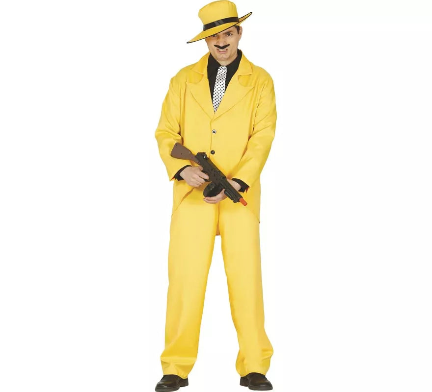Translation missing: en.Disfraz de Gánster amarillo para hombre