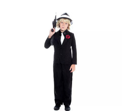 Gangster Mafioso Chief Costume for Boys