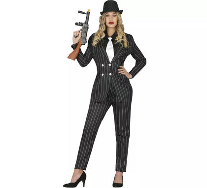Disfraz de Gánster para mujer
