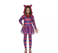 Disfraz de Gato Cheshire para niña