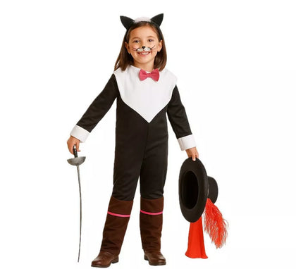 Disfraz de Gato Mosquetero para niños