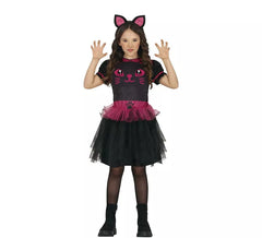 Black Cat Kitty Costume for Girls