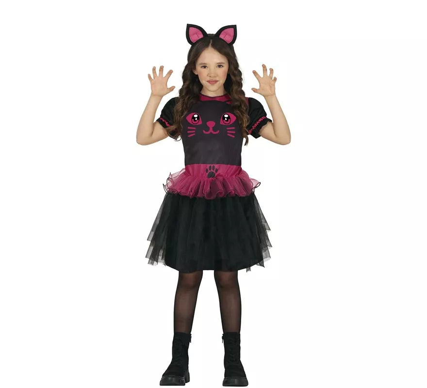 Translation missing: en.Disfraz de Gato Negro Kitty para niña