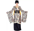 Disfraz de Geisha con flores para mujer