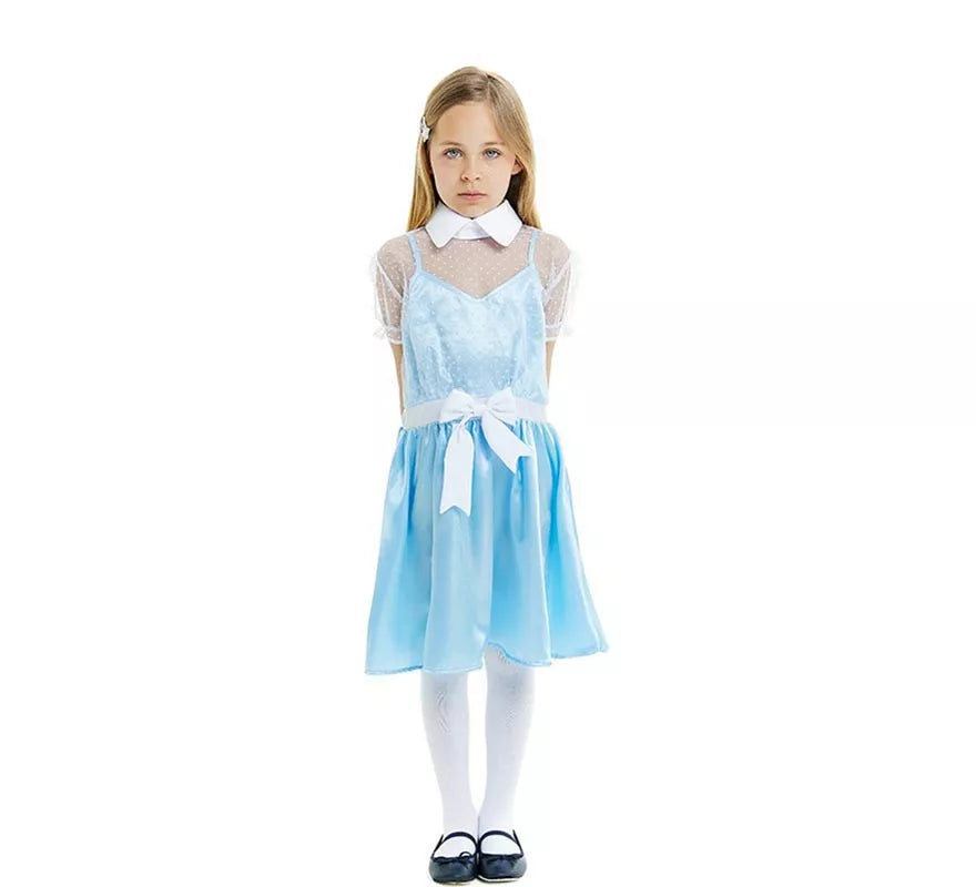 Disfraz de Gemela Fantasma tenebrosa para niña