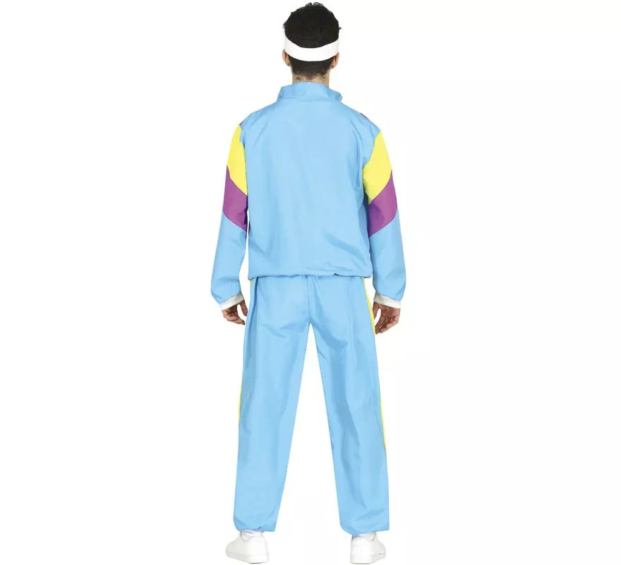 Translation missing: en.Disfraz de Gimnasta Chándal Azul para adolescente