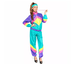 Women's Retro Tracksuit Gymnast Costume