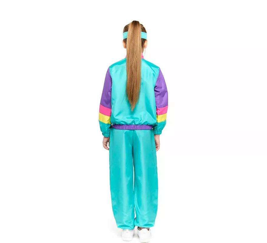 Disfraz de Gimnasta Chándal Retro para niño