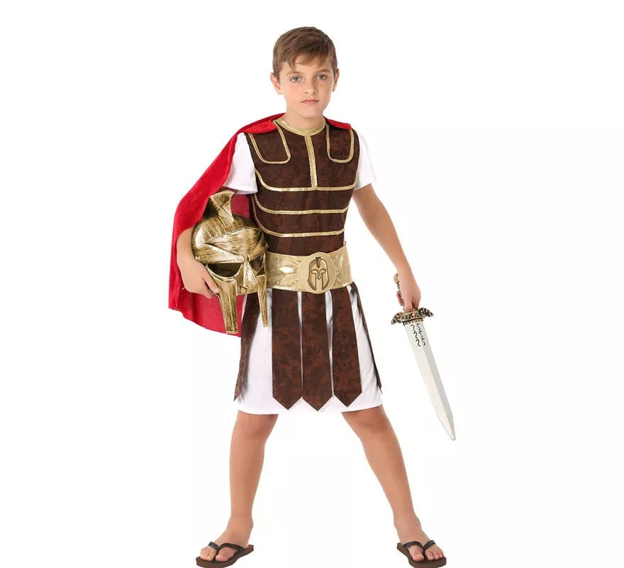 Translation missing: en.Disfraz de Gladiador con capa para niño