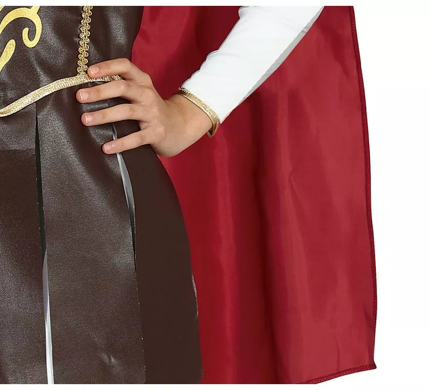 Disfraz de Gladiadora con capa para niña