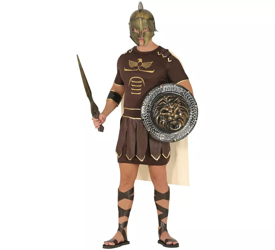Translation missing: en.Disfraz de Gladius marrón para hombre