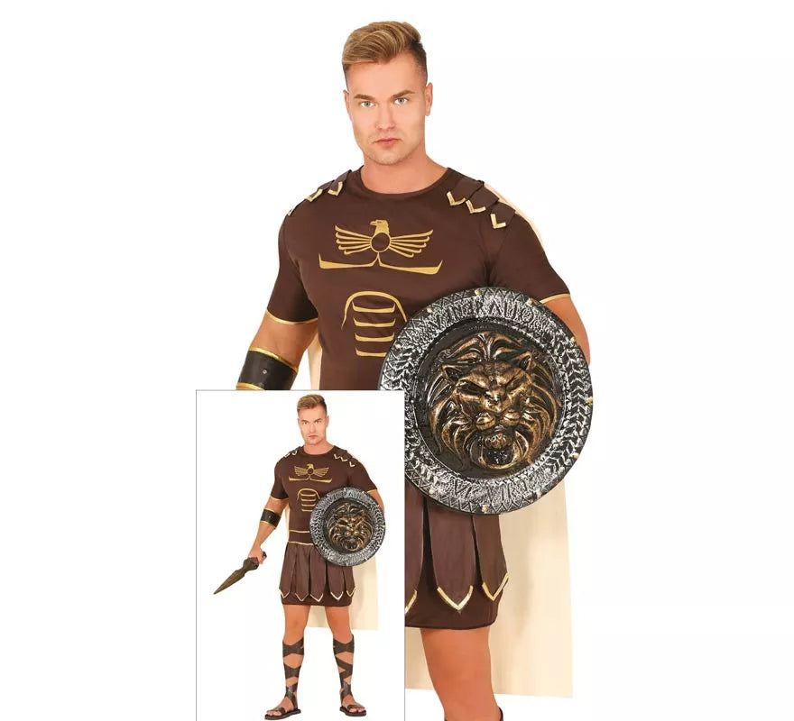 Translation missing: en.Disfraz de Gladius marrón para hombre