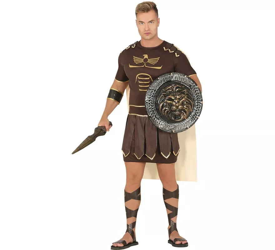 Translation missing: en.Disfraz de Gladius marrón para hombre