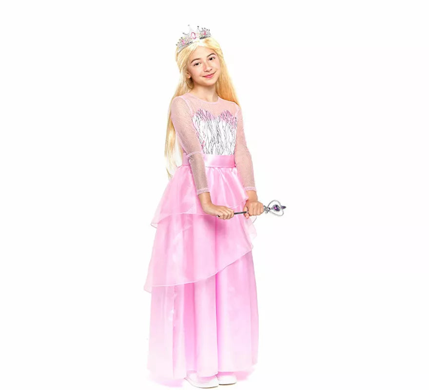 Disfraz de Glinda Bruja Buena del Norte de niña