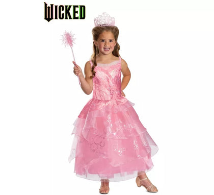 Disfraz de Glinda Deluxe de Wicked para niña