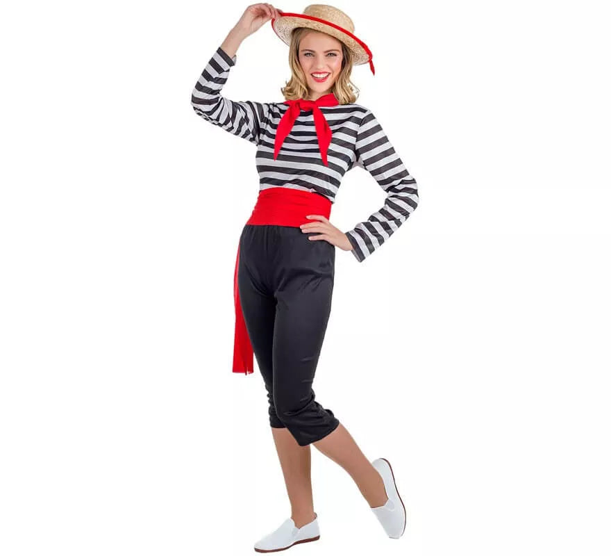 Translation missing: en.Disfraz de Gondolera con Sombrero para mujer