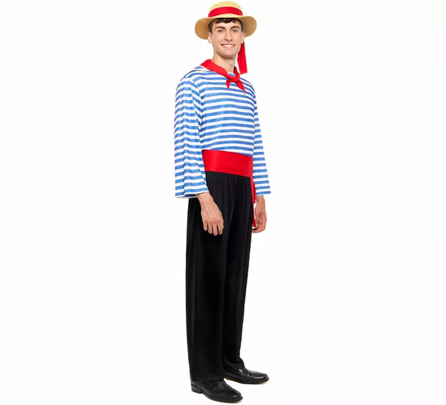Disfraz de Gondolero Veneciano para hombre