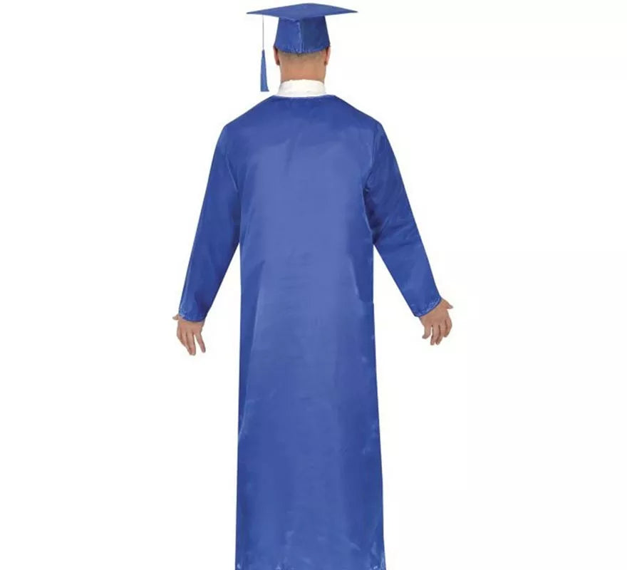 Disfraz de Graduado azul adulto