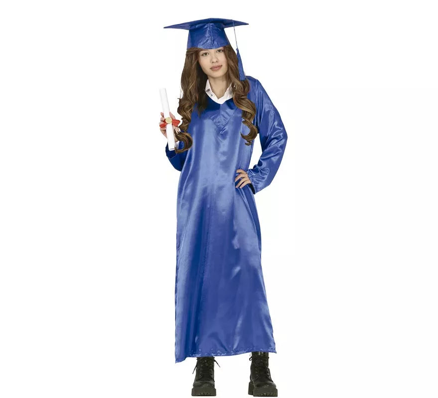 Disfraz de Graduado azul para adolescentes