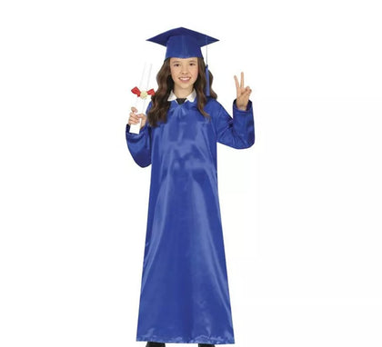 Disfraz de Graduado azul para niños