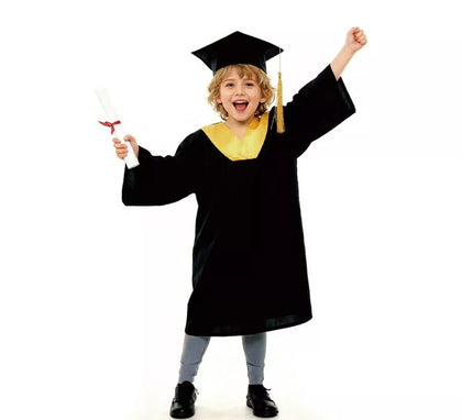 Disfraz de Graduado dorado para niños