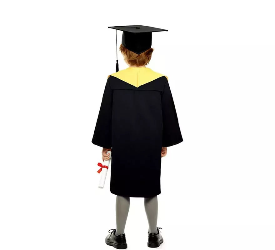 Disfraz de Graduado dorado para niños