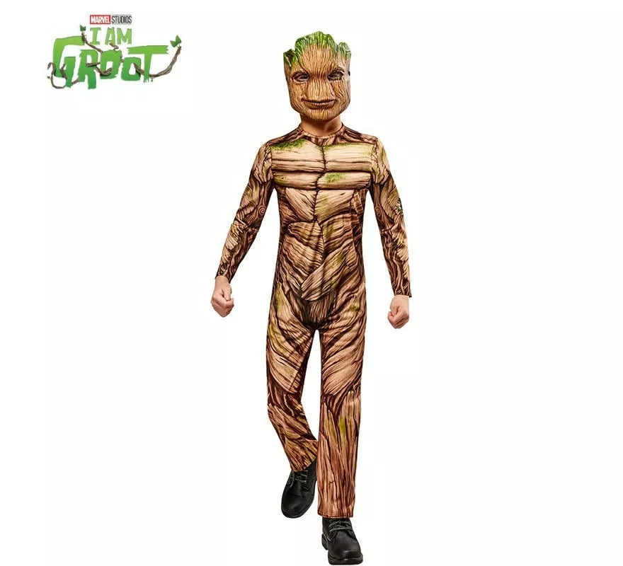 Translation missing: en.Disfraz de Groot Guardianes de la Galaxia musculoso deluxe para niño