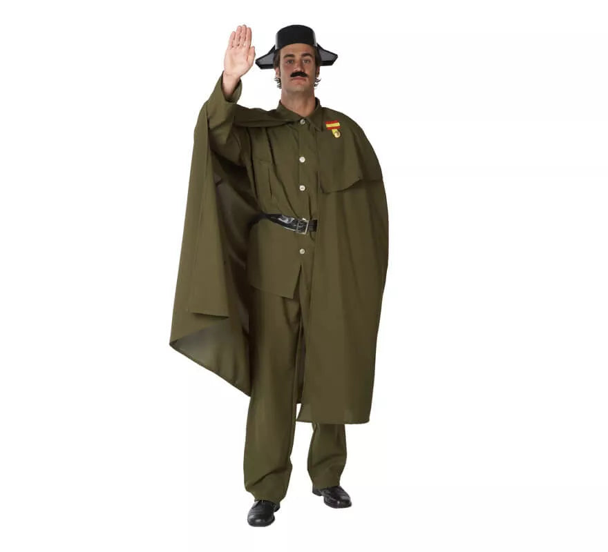 Translation missing: en.Disfraz de Guardia Civil con Capa para hombre