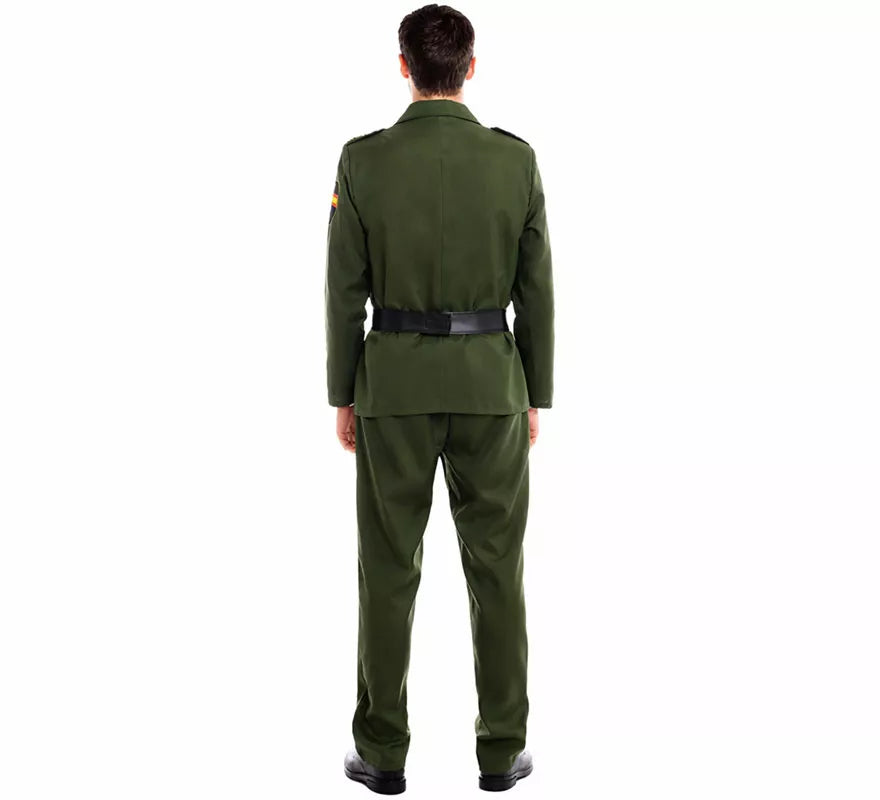 Translation missing: en.Disfraz de Guardia Civil Verde para hombre