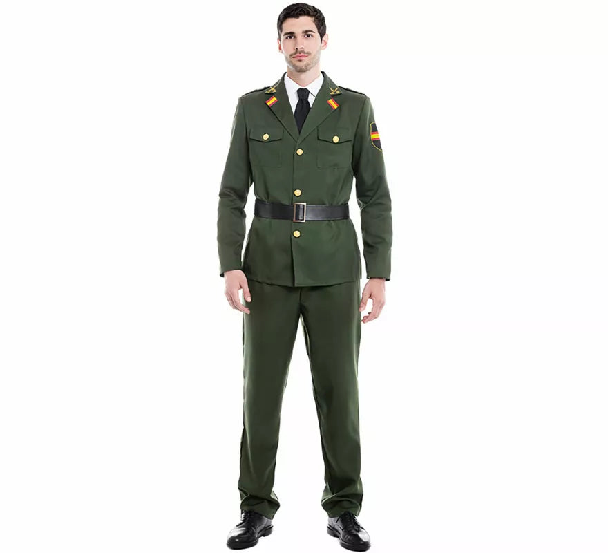 Disfraz de Guardia Civil Verde para hombre