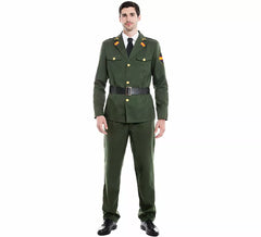 Green Civil Guard costume for men