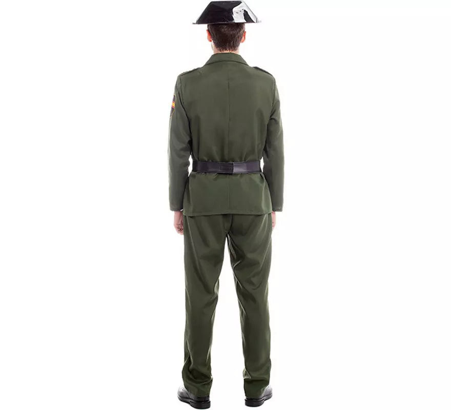 Disfraz de Guardia Civil Verde para hombre