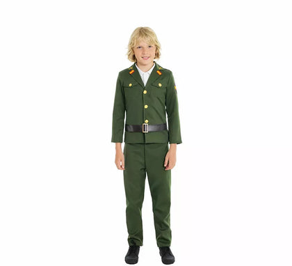 Disfraz de Guardia Civil Verde para niño