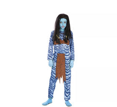 Blue Warrior Costume for Girl