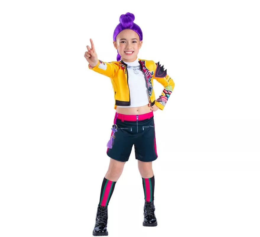 Disfraz de Guerrera K-Pop Rumi Classic para niña