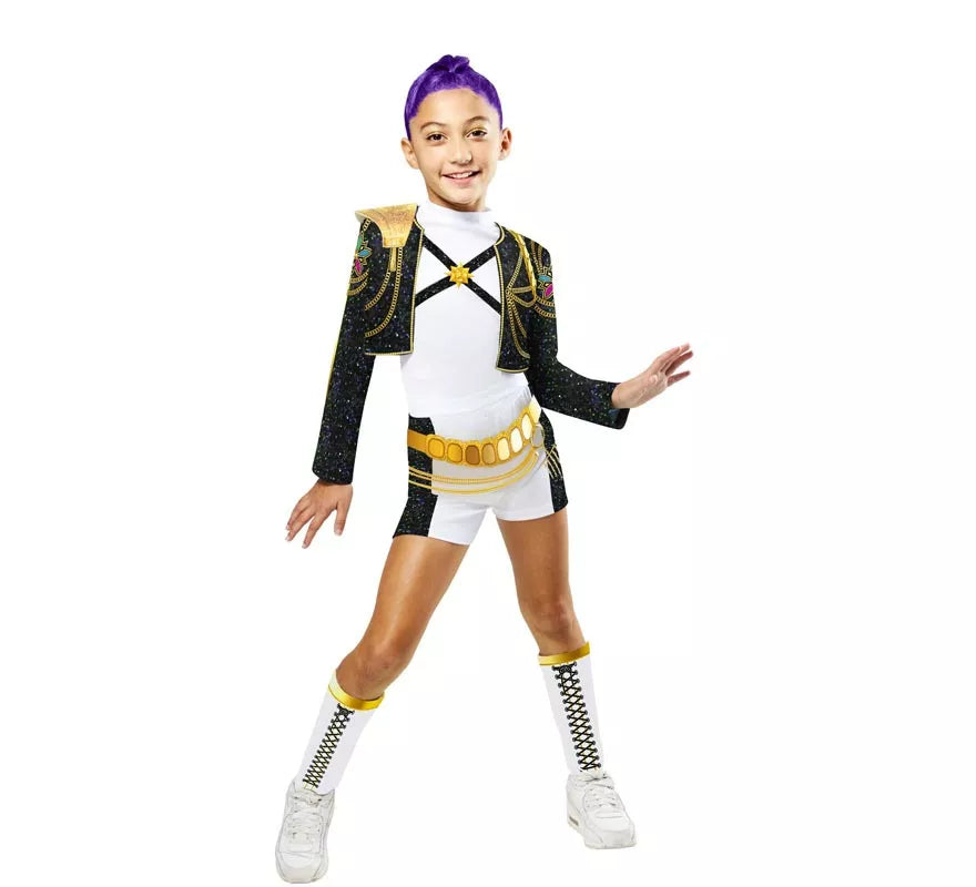 Disfraz de Guerrera K-Pop Rumi Golden Deluxe para niña