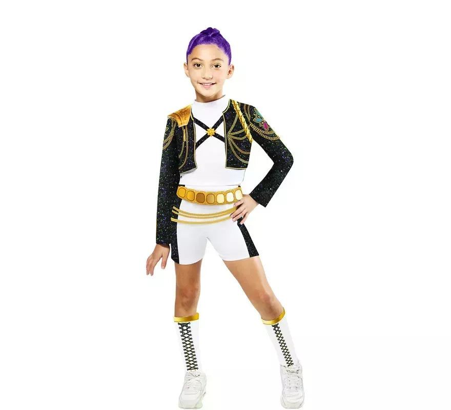 Disfraz de Guerrera K-Pop Rumi Golden para niña