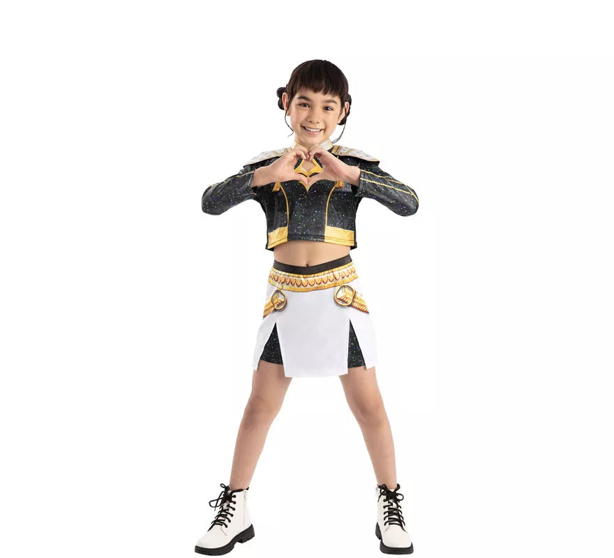 Translation missing: en.Disfraz de Guerrera K-Pop Zoey Golden para niña