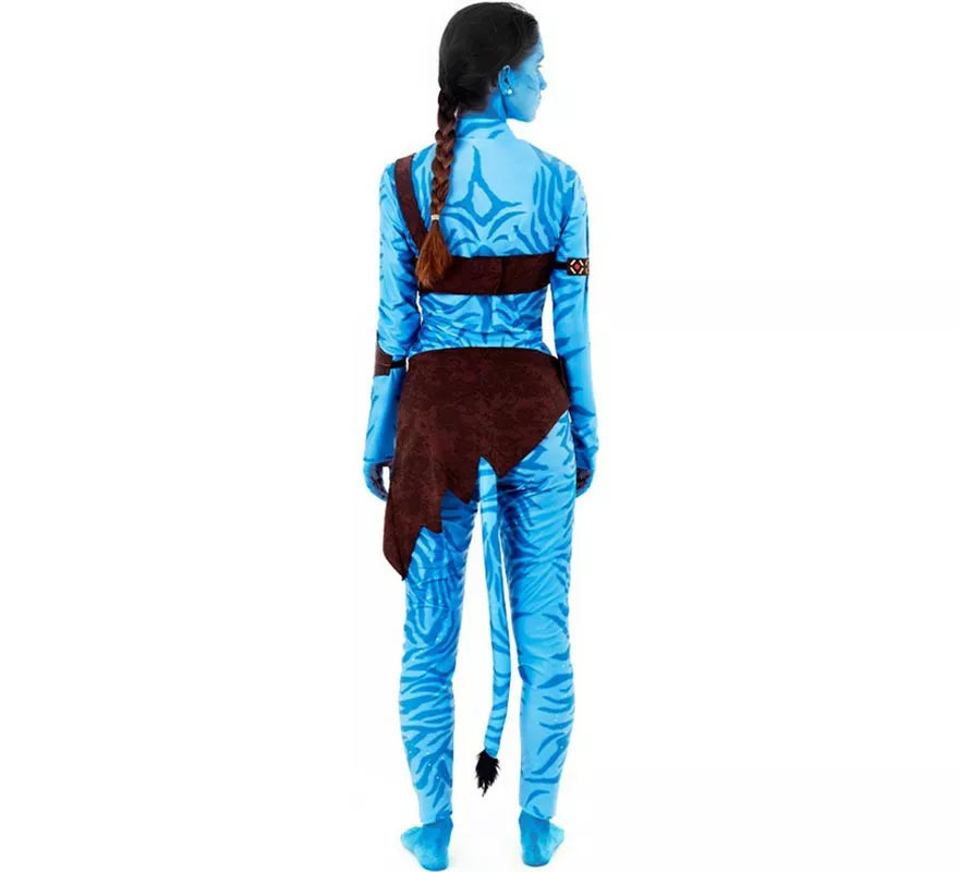 Translation missing: en.Disfraz de Guerrera Tribal azul para mujer