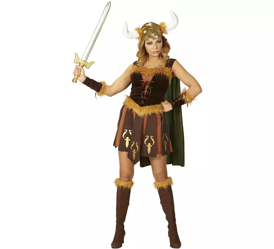 Translation missing: en.Disfraz de Guerrera Vikinga para mujer