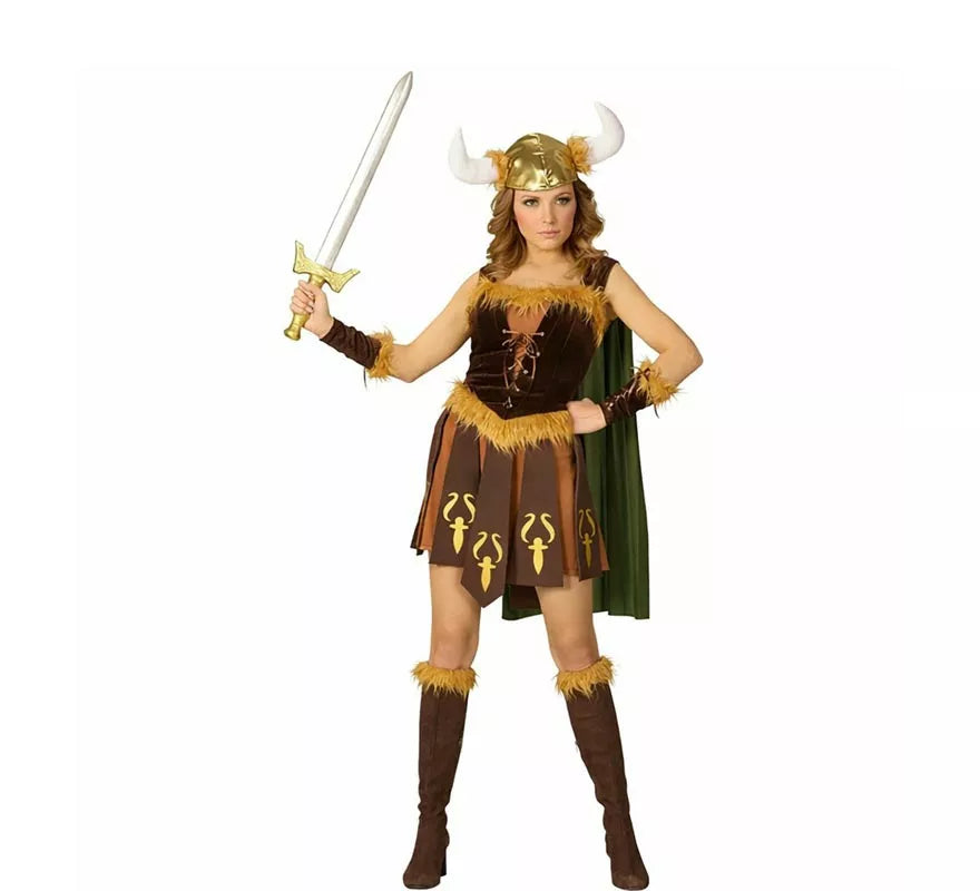 Disfraz de Guerrera Vikinga para mujer