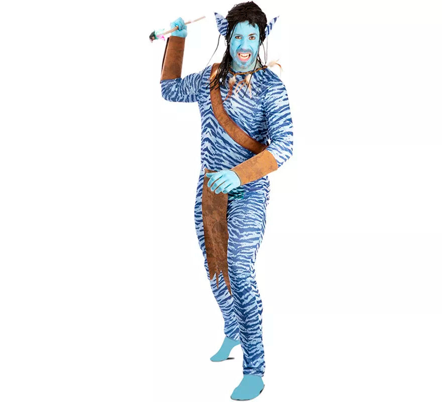 Disfraz de Guerrero Azul para hombre