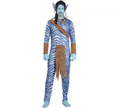 Blue Warrior costume for men