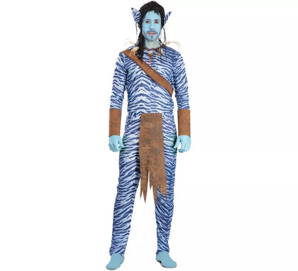 Disfraz de Guerrero Azul para hombre