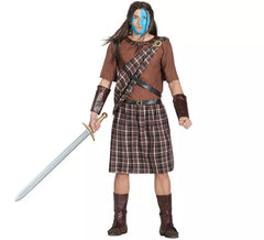 Scottish Warrior Costume for Men