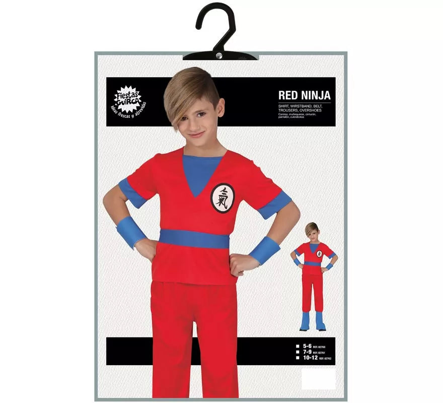 Disfraz de guerrero espacial rojo para niños