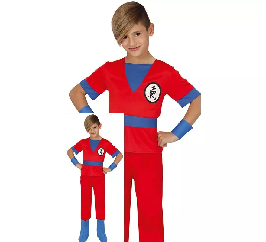 Disfraz de guerrero espacial rojo para niños