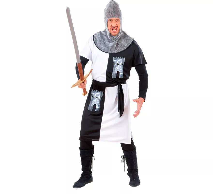 Translation missing: en.Disfraz de Guerrero Medieval Blanco para hombre