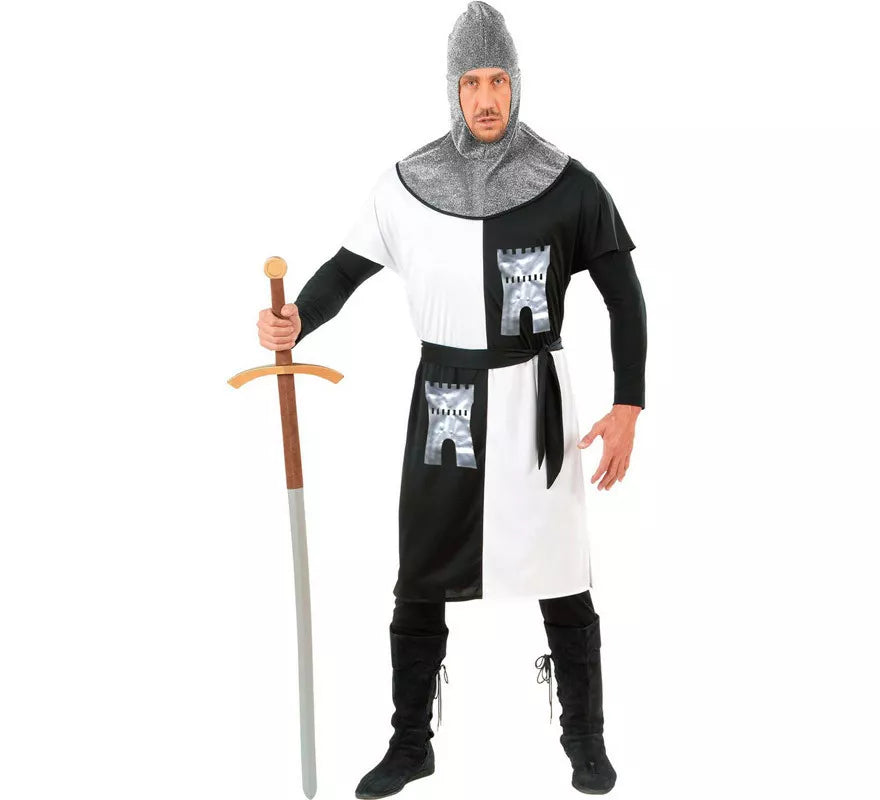 Disfraz de Guerrero Medieval Blanco para hombre