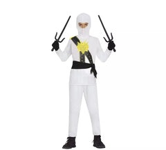 White Ninja Warrior Costume for Kids